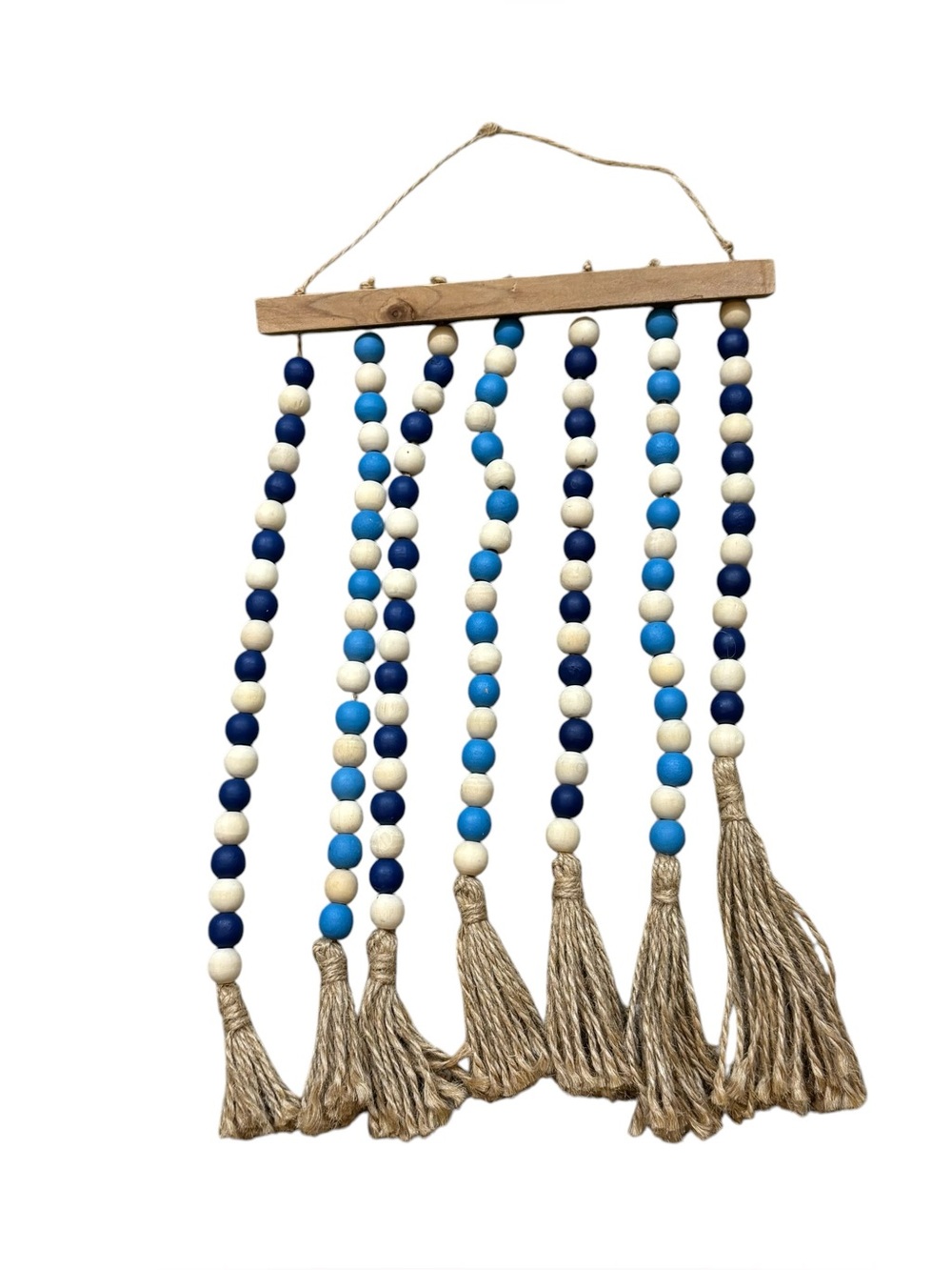 New without Tags Wooden Bead and Jute Wall‎ Hanging Decor